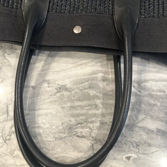 Saint Laurent Rive Gauche Tote Bag in Raffia - Picture 2 of 13